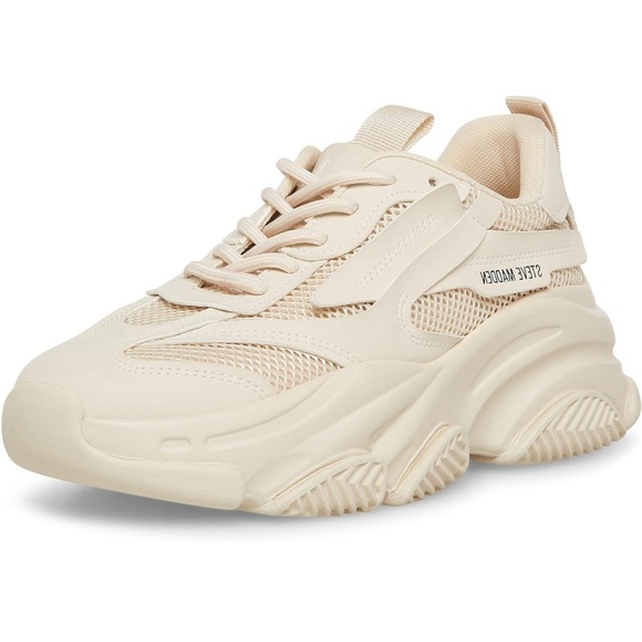 Steve Madden Womens Possession Shoes in Shade “Bone” (Beige) - Picture 9 of 11